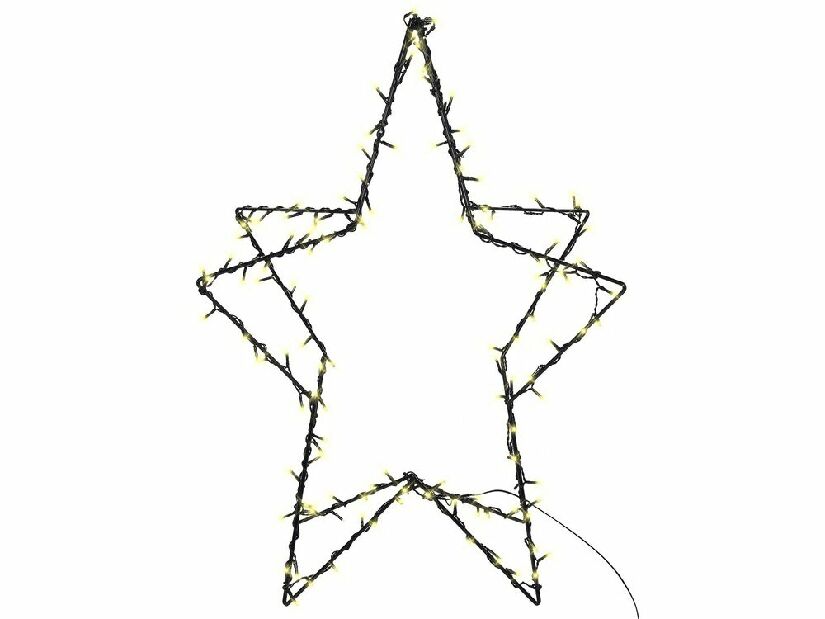 Vonkajšia dekorácia hviezda Kerza (čierna)