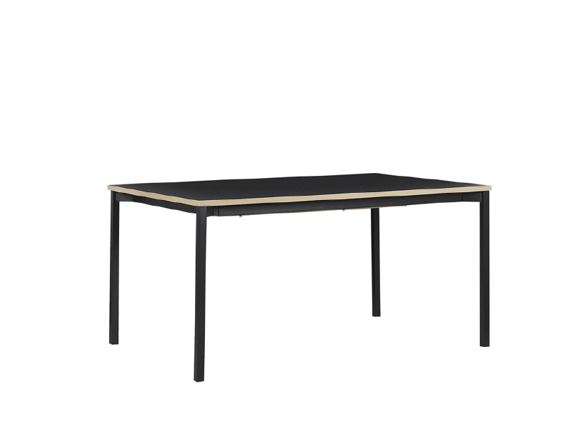 Jedálenský stôl AVENERA (čierna) (pre 6 až 8 osôb)
