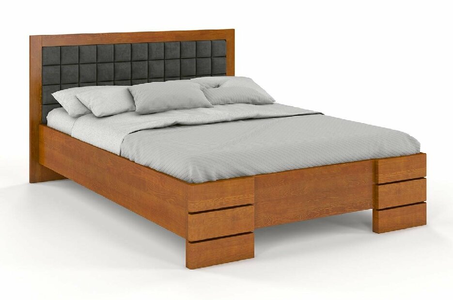 Manželská posteľ 180 cm Naturlig Storhamar High (borovica)