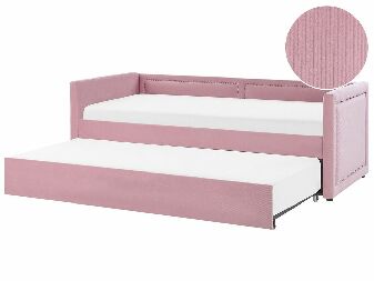 Rozkladacia posteľ  90x200 cm Mai (ružová)