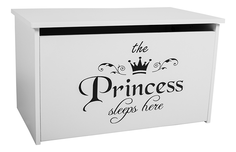 Úložný box pre deti Davina (biela + princess)