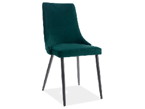Jedálenská stolička Polly (zelená + čierna)