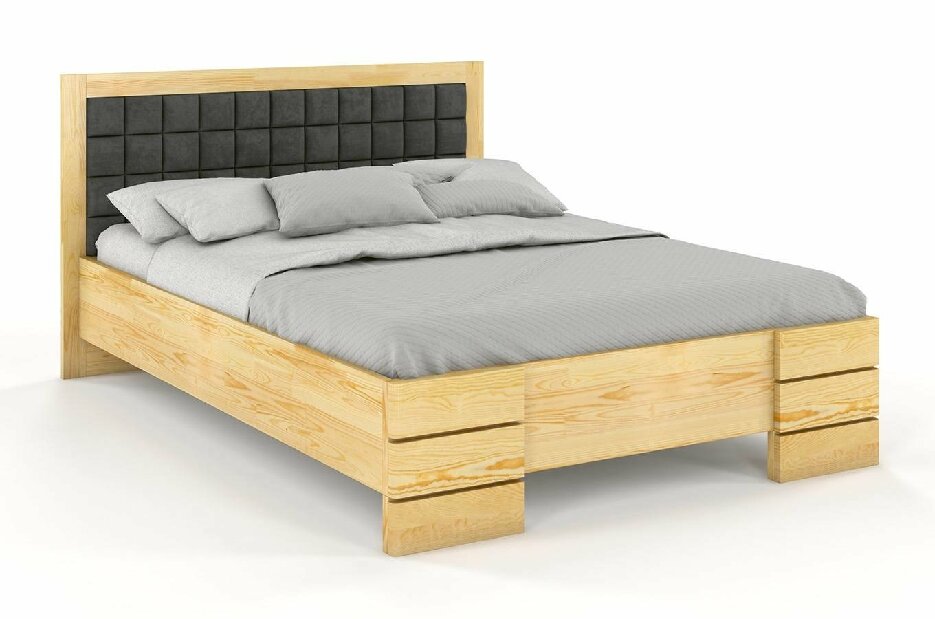 Manželská posteľ 160 cm Naturlig Storhamar High (borovica)
