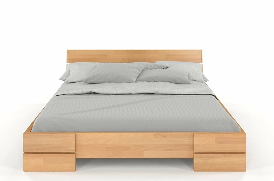 Manželská posteľ 160 cm Naturlig Lorenskog (buk)