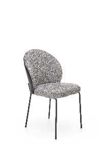 Jedálenska stolička Kortney (sivá + čierna)