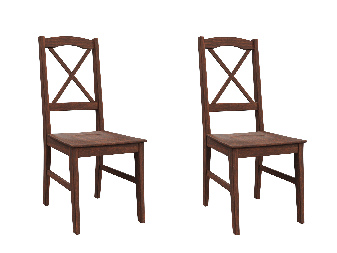 Jedálenská stolička 2 ks Nova 11 D (orech) *výpredaj