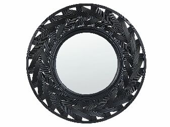 Nástenné zrkadlo Tempest (čierna) 