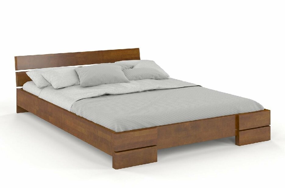 Manželská posteľ 200 cm Naturlig Lorenskog (buk)