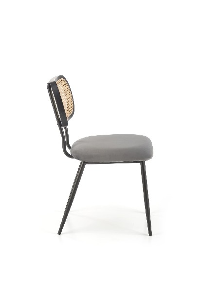 Jedálenská stolička Kasper (sivá)