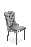 Jedálenska stolička Minety (sivá + čierna)