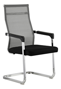 Kancelárska stolička Rimal (sivá + čierna)