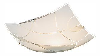  Stropné/nástenné svietidlo Paranja 40403-1 (moderné/dizajnové) (biela + satinovaná)