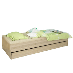 Jednolôžková posteľ 90 cm Matari (dub sonoma)