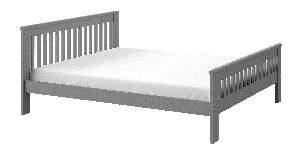 Manželská posteľ 160 cm Latrice (antracit)