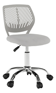 Detská otočná stolička Svelu (sivá)