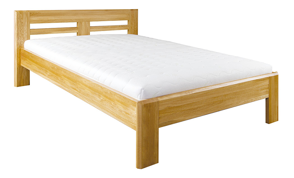 Manželská posteľ 160 cm LK 211 (dub) (masív)