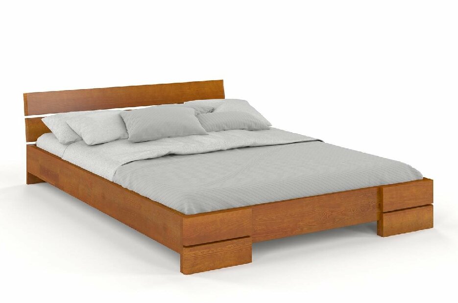 Manželská posteľ 200 cm Naturlig Lorenskog (borovica)