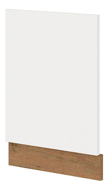 Dvierka na vstavanú umývačku Virion ZM 570 x 446 (dub lancelot + biela)