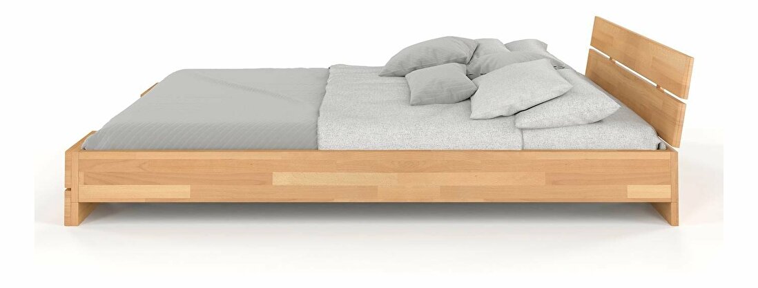 Manželská posteľ 160 cm Naturlig Lorenskog (buk)