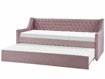 Rozkladacia posteľ  90x200 cm Maisha (ružová)