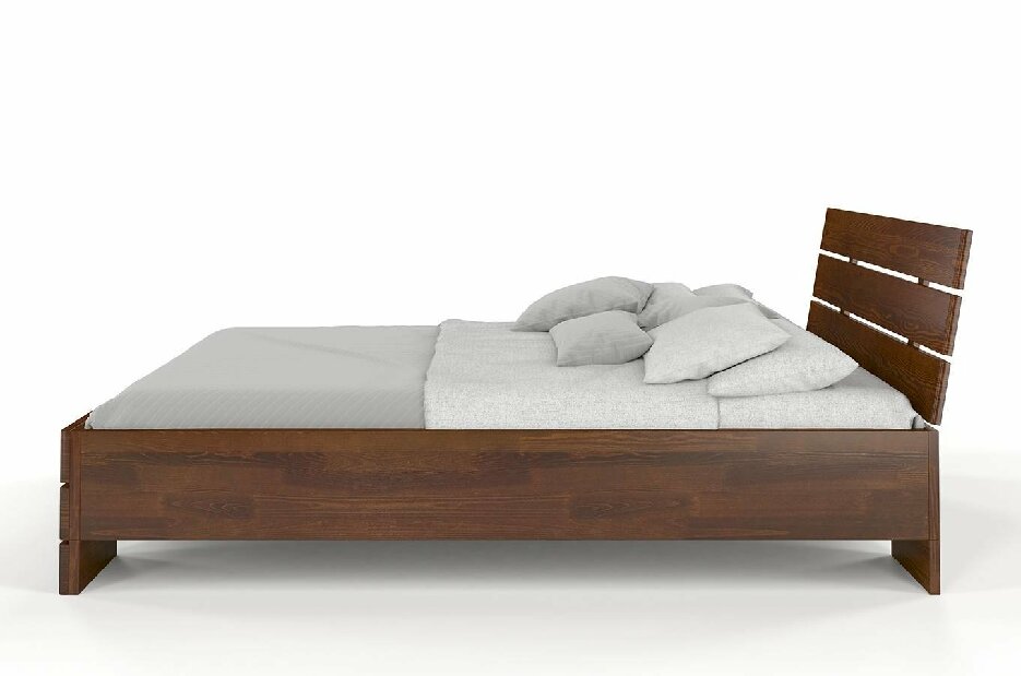 Manželská posteľ 160 cm Naturlig Lorenskog High (borovica)