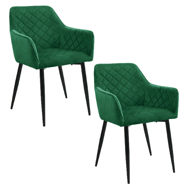 Konferenčná stolička Sunanda (tmavo zelená) (2ks)