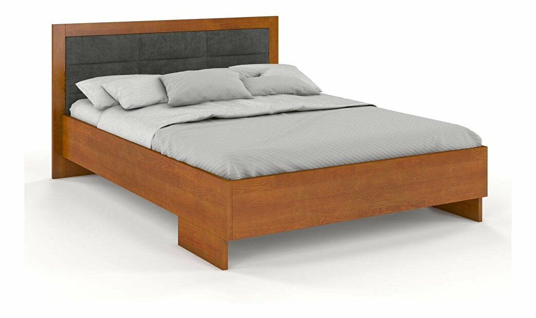 Manželská posteľ 180 cm Naturlig Stjernen High (borovica)