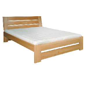 Manželská posteľ 140 cm LK 192 (buk) (masív)