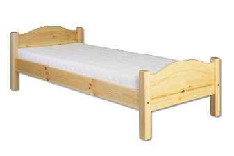 Jednolôžková posteľ 100 cm LK 128 (masív)