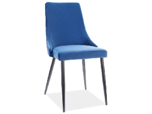 Jedálenská stolička Polly (námornícka modrá + čierna)