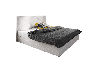 Manželská posteľ  Boxspring 160 cm Fade 4 Comfort (béžová) (s matracom a úložným priestorom)