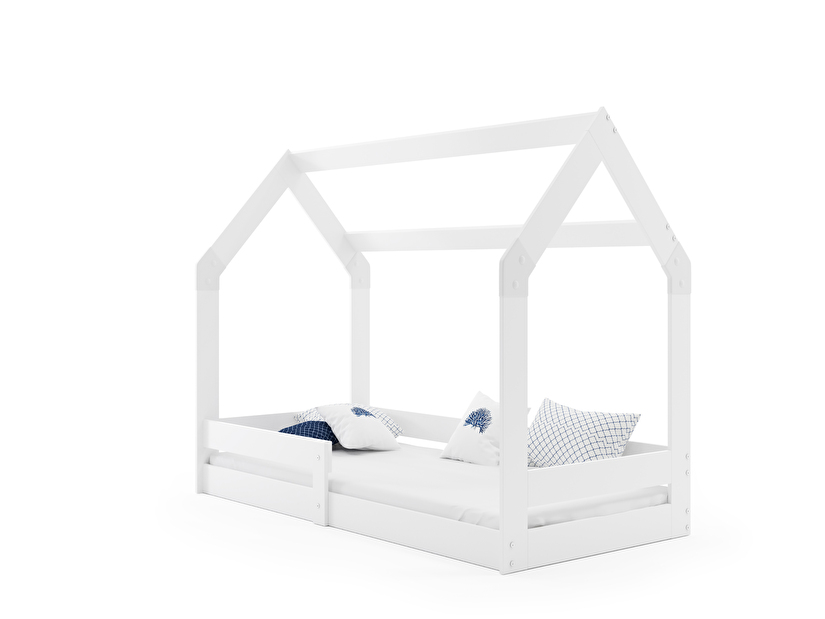 Detská posteľ 80 cm Dormo D (biela) (s roštom a matracom)