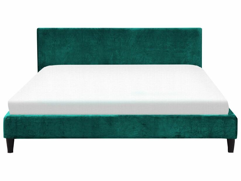 Manželská posteľ 180 cm FUTTI (s roštom) (zelená)