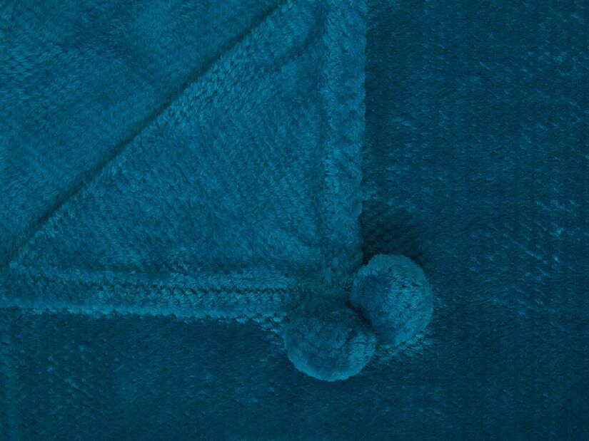 Deka 200x150 cm SALIER (polyester) (modrá)