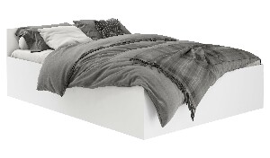 Jednolôžková posteľ Cezar (biela) (s roštom a úl. priestorom)