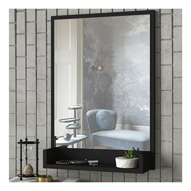 Dekoratívne zrkadlo Bimuvo 1 (čierna) 