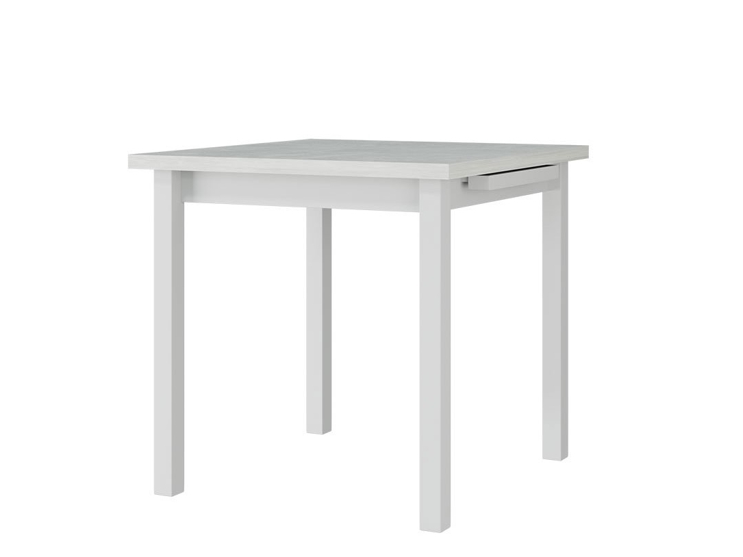 Jedálenský stôl Eliot 80x80/110 VII (biela) *výpredaj