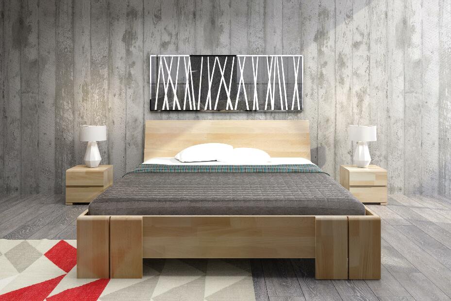Manželská posteľ 160 cm Naturlig Galember Maxi (buk) (s roštom)