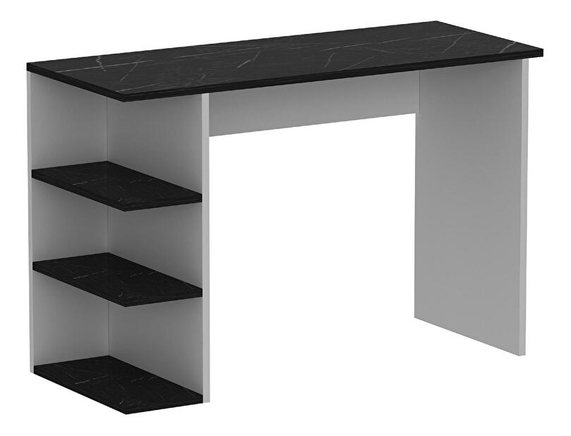 PC stolík Satono (čierna + biela) 