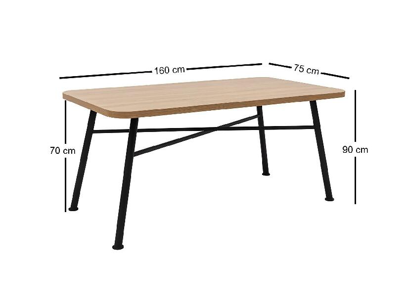 Jedálenský stôl Vovula 6 (natural) (pre 6 osôb)