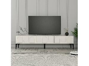 TV stolík/skrinka Bipemu 3 (krémová + čierna) 