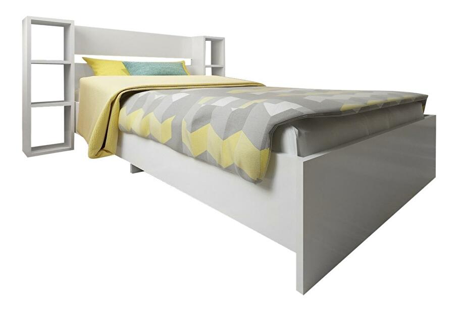 Jednolôžková posteľ 90 cm Kemedo (biela) (s roštom)