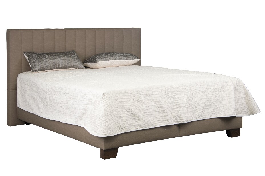 Manželská posteľ 180 cm Blanár Alba (hnedá) (s roštom a matracom IVANA PLUS)