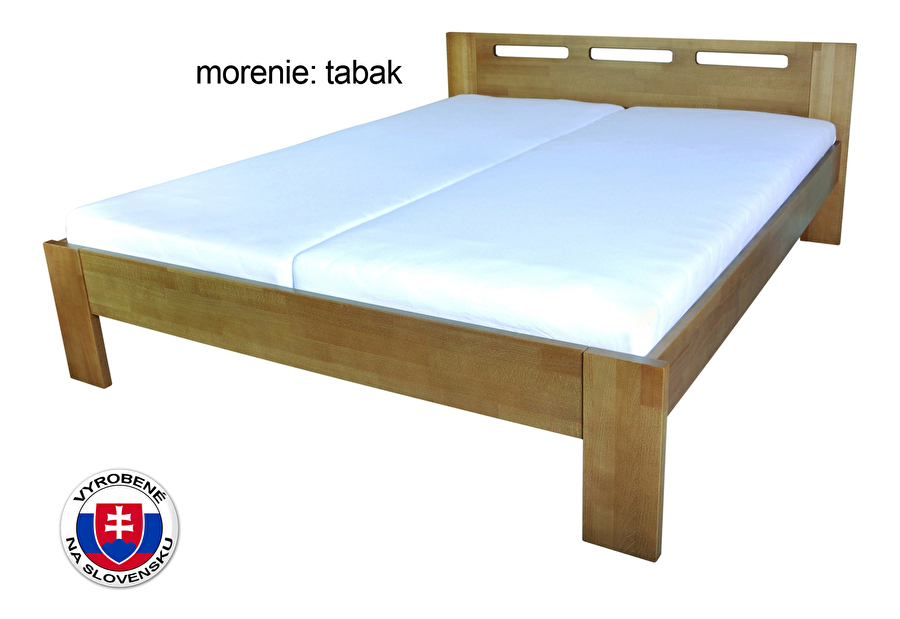 Jednolôžková posteľ 220x120 cm Neoma (masív)