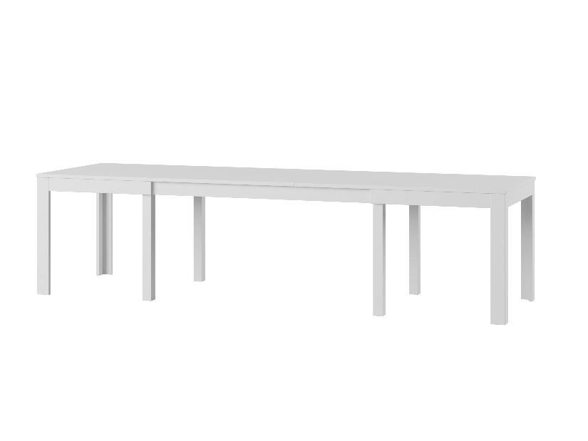 Jedálenský stôl Wariba (biela) (pre 6 až 8 osôb)