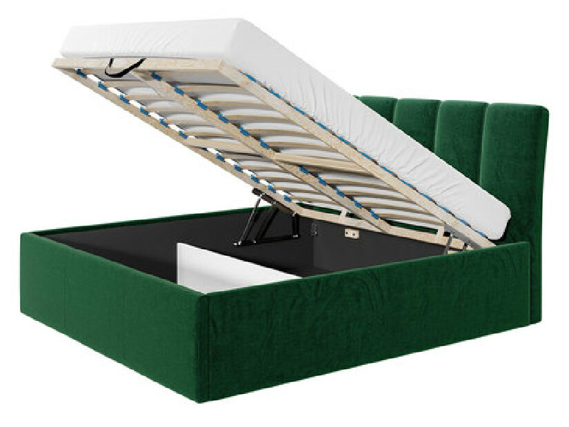 Čalúnená posteľ s úložným priestorom Milo (140x200) (Fresh 01)