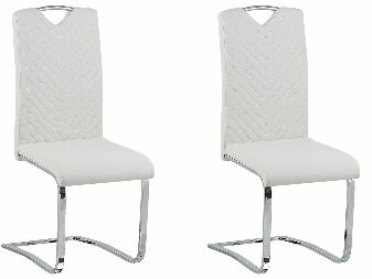 Set 2 ks. jedálenských stoličiek PINACCO (biela)
