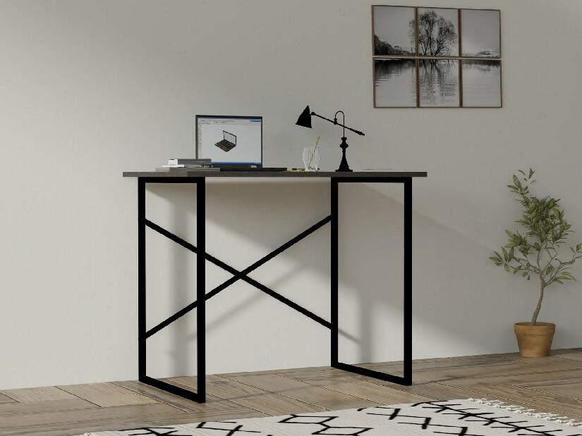 Písací stôl Tununi (čierna + biela) 