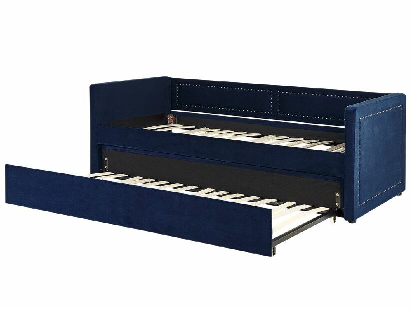 Jednolôžková posteľ 200 x 90 cm Mimza (modrá)