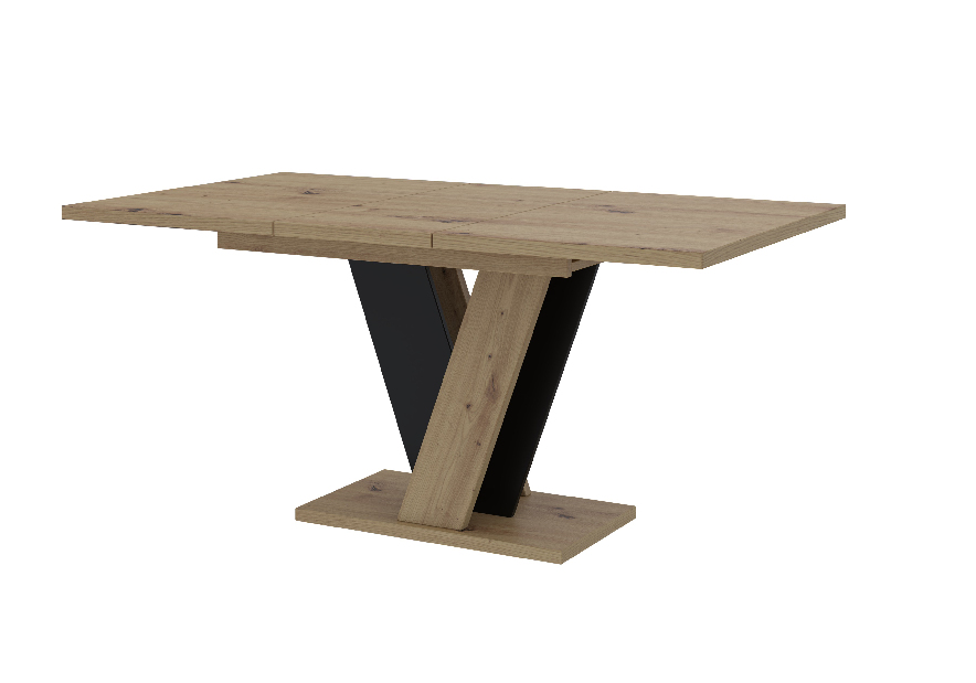 Jedálenský stôl Venag (artisan + čierna) (pre 4 až 6 osôb) *výpredaj